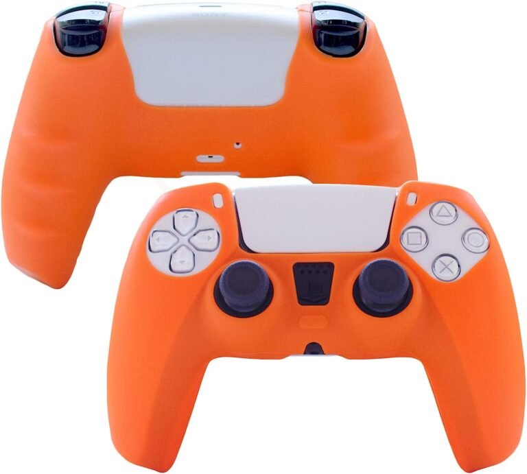 orange ps5 controller skin