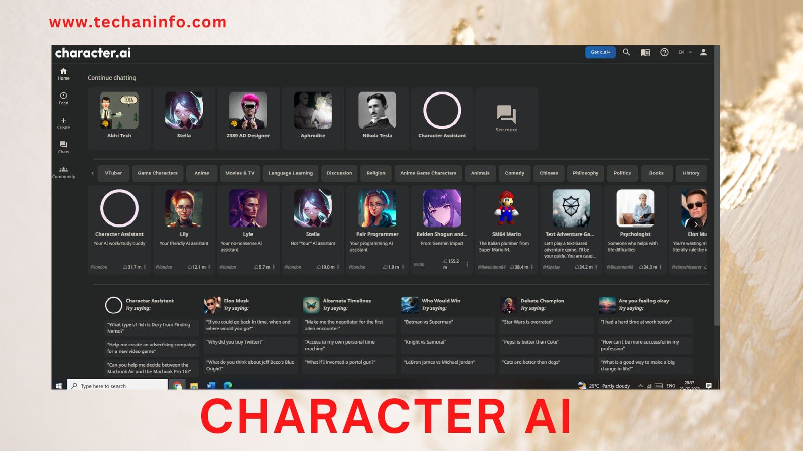 Character AI Beta Create Characters which brings life in stories