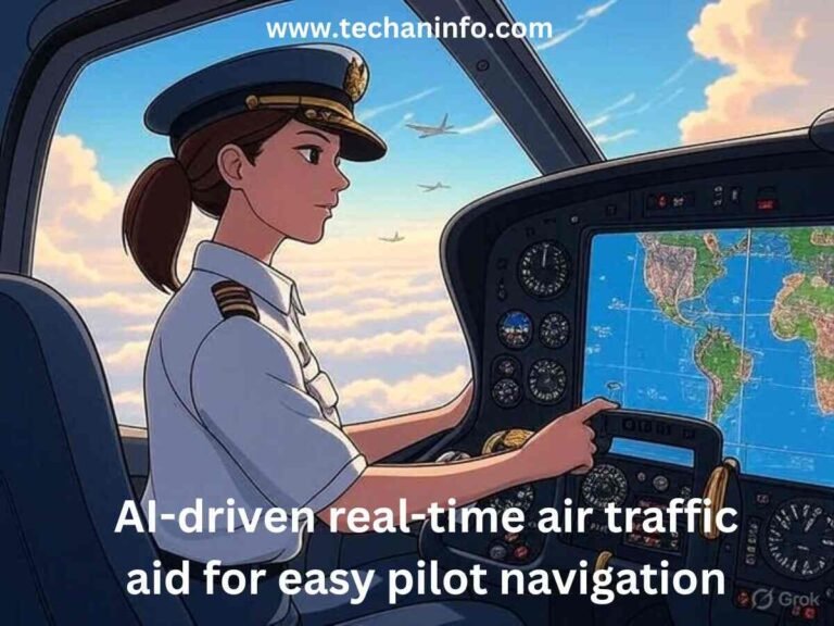 woman pilot use GPS navigation system